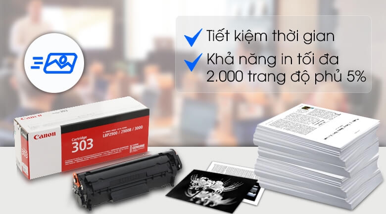 Mực In Canon Cartridge 303 Cho Máy Canon LBP 2900 2