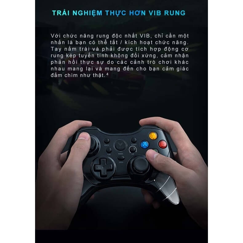 Tay Cầm Gamepad Có Dây Rapoo V600 - New Seal 1