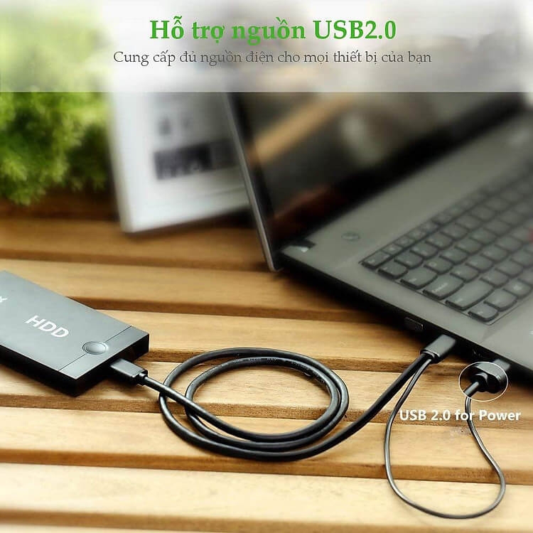 Cáp 3 Trong 1, 1 Đầu MICRO USB, 1 Đầu USB 3.0 + 1 USB 2.0 Ugreen 10382 3