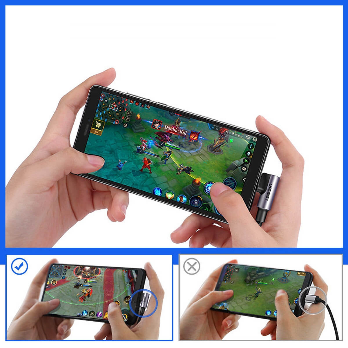 Cáp Sạc USB 2.0 Sang USB Type C  1.5m Ugreen 50521 1