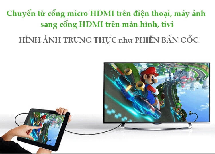Cáp Chuyển Đổi MicroHDMI Sang HDMI Cái Ugreen 20134 2