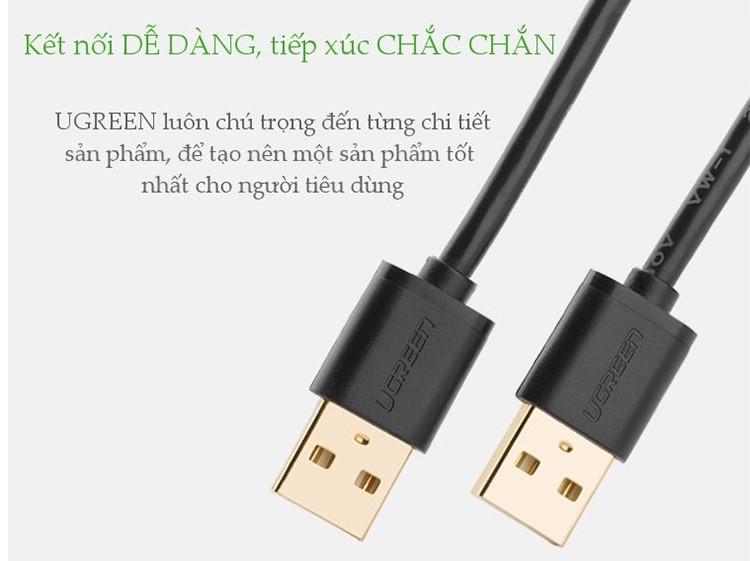 Cáp USB 2.0 Ugreen 10308 (0.5m) 1