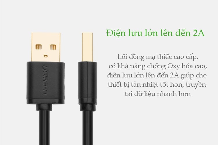 Cáp USB 2.0 Ugreen 10308 (0.5m) 3