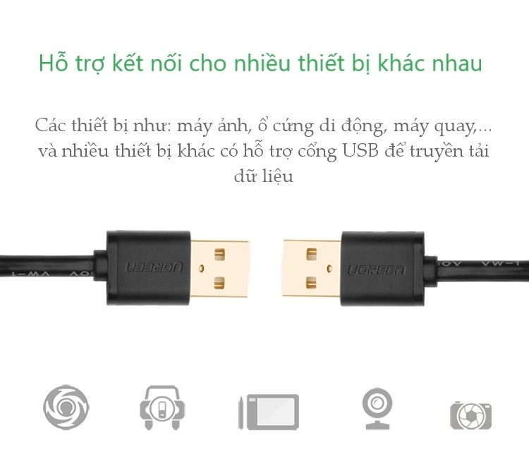 Cáp USB 2.0 Ugreen 10308 (0.5m) 4