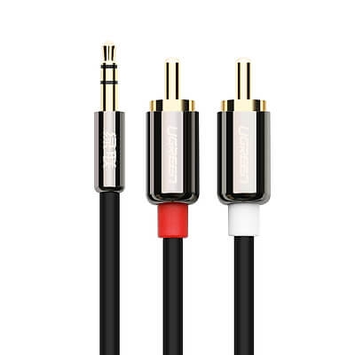 Dây Audio 3,5mm Ra 2 Đầu RCA Dài 1,5M UGREEN AV116 10583