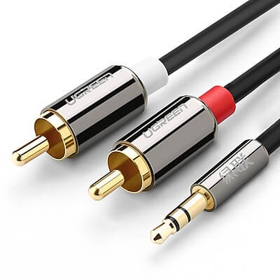 Dây Audio 3,5mm Ra 2 Đầu RCA Dài 1,5M UGREEN AV116 10583