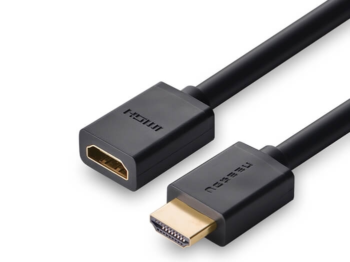 Dây Nối Dài HDMI 1.4 Thuần Đồng 19+1 Dài 1M Ugreen HD107 10141