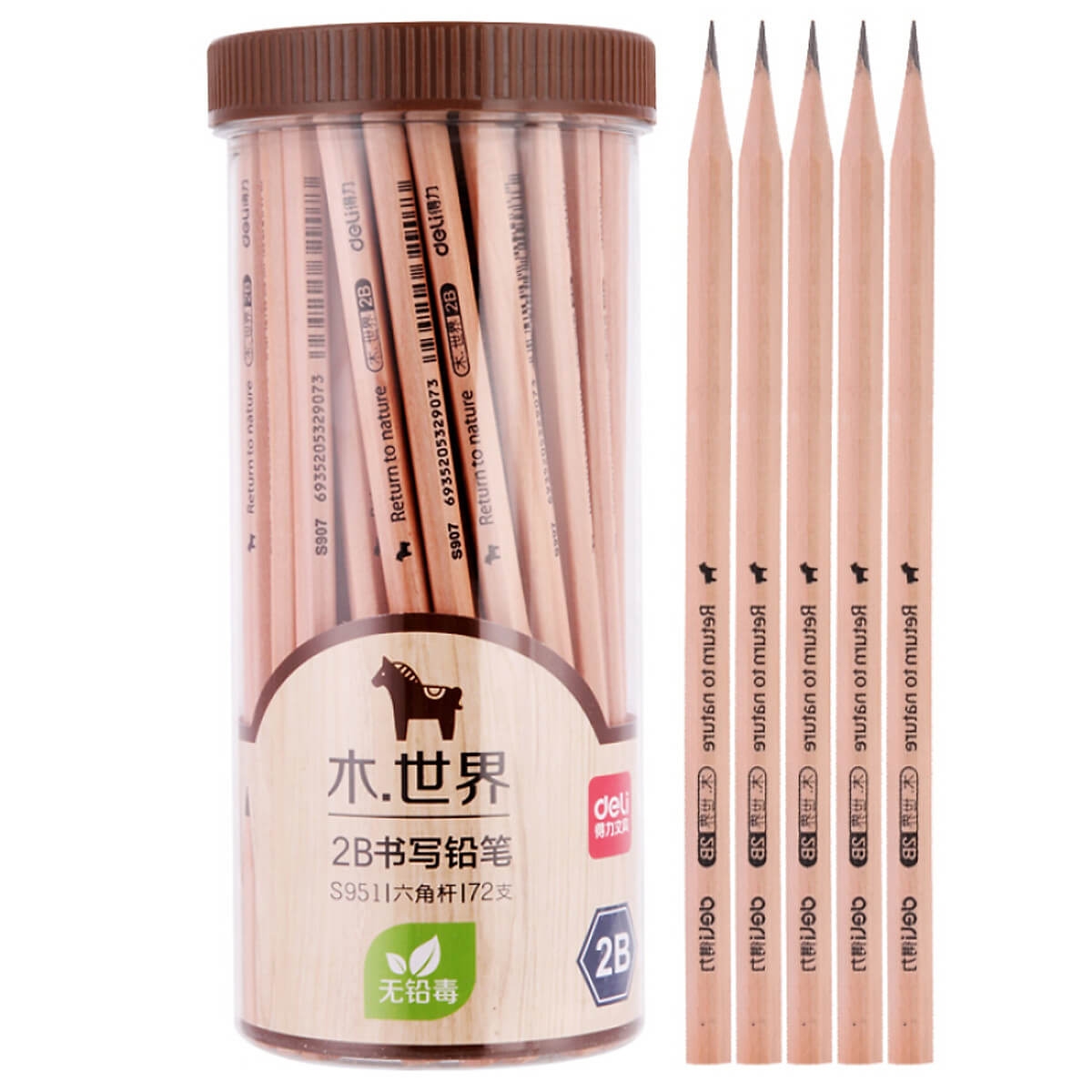 Hộp 72 Cây Bút Chì 2B Deli S941-2B