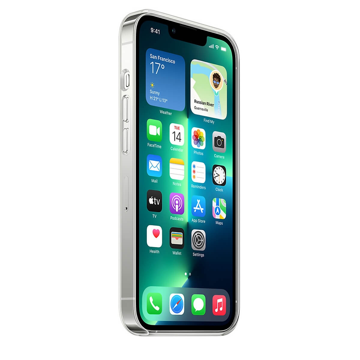 Ốp Lưng Apple Clear Case Hỗ Trợ MagSafe Cho iPhone 13 Pro