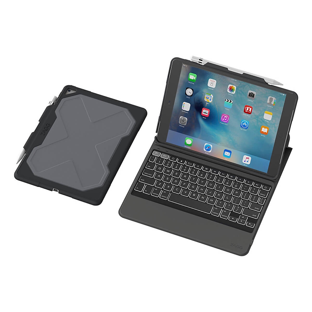 Ốp Lưng Kèm Bàn Phím Zagg Rugged Messenger iPad Pro 10.5 Inch