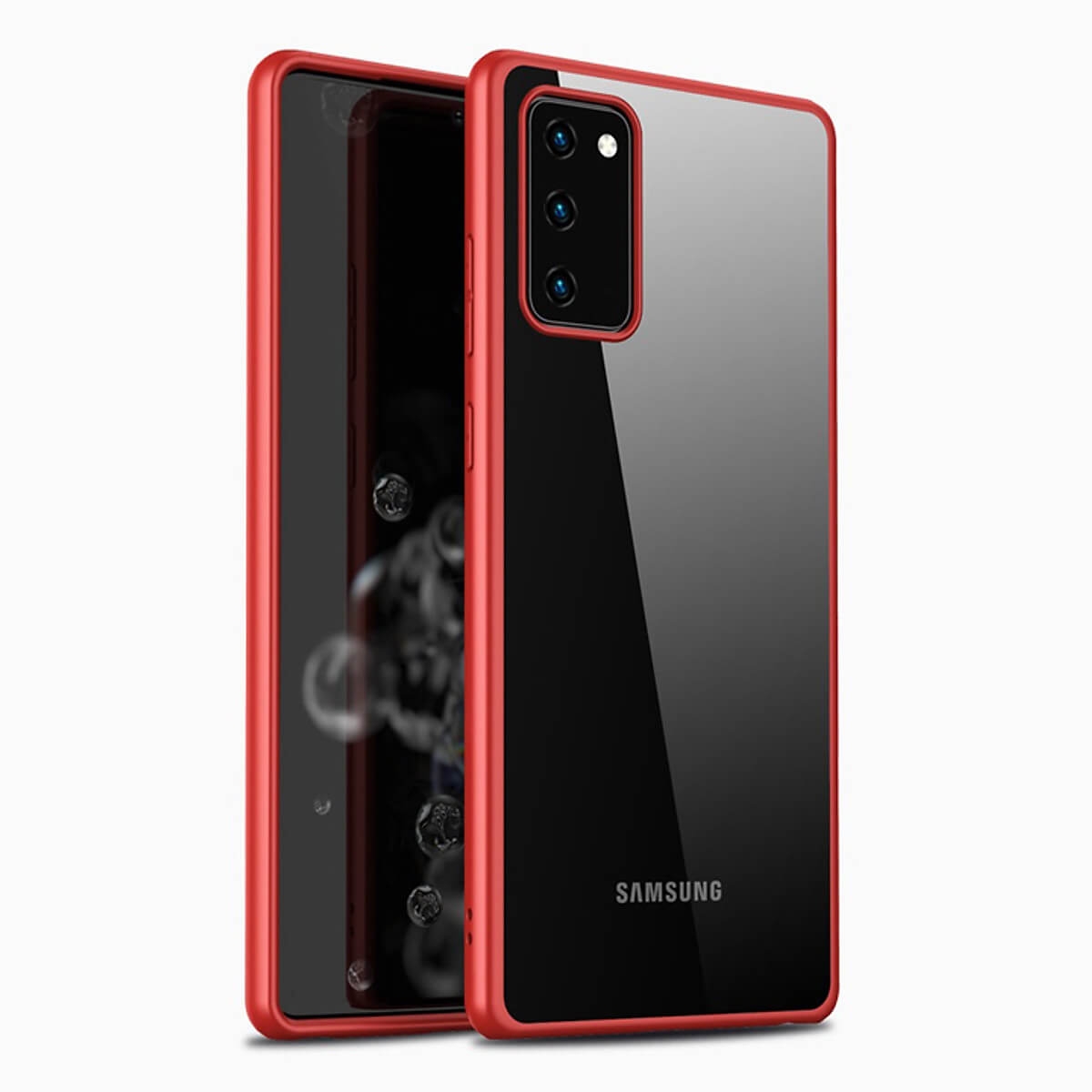 Ốp Lưng Viền Màu Lưng Trong Cao Cấp Dành Cho Samsung Galaxy Note 20, Note 20 Ultra