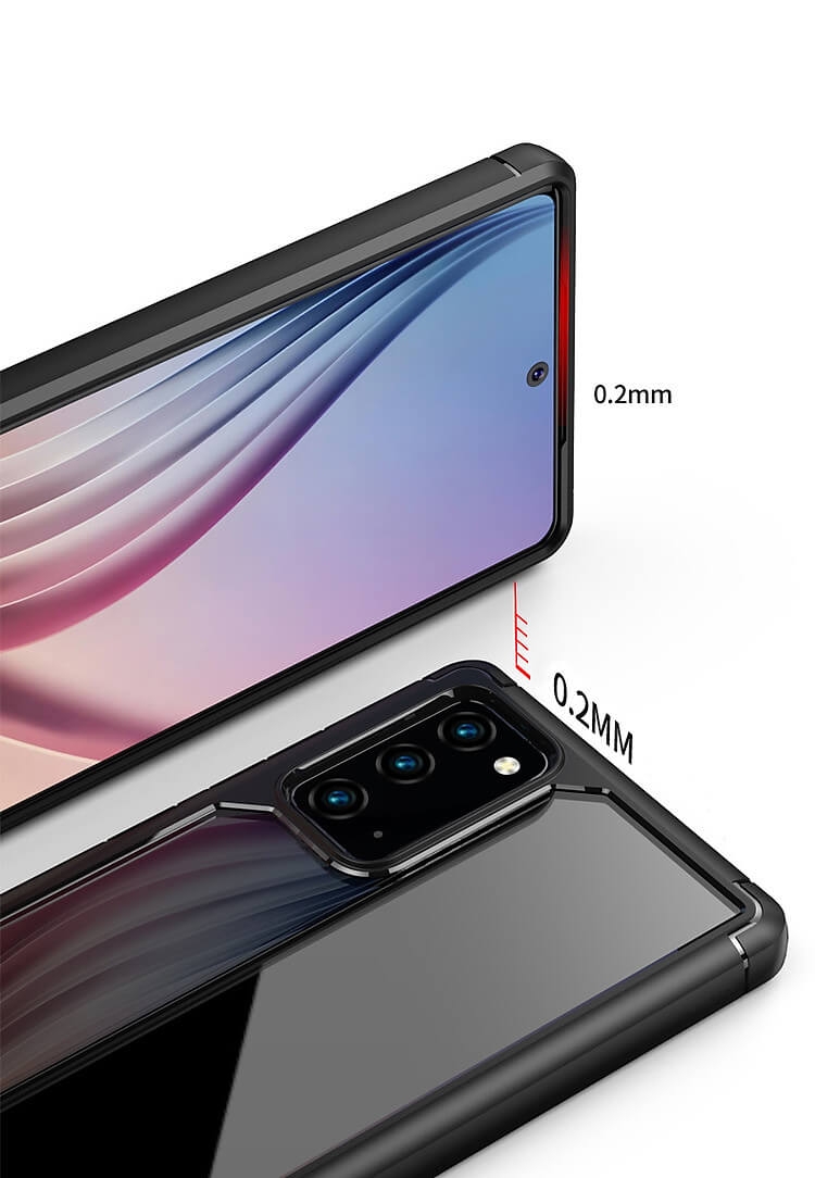 Ốp Lưng Viền Màu Lưng Trong Cao Cấp Dành Cho Samsung Galaxy Note 20, Note 20 Ultra 1