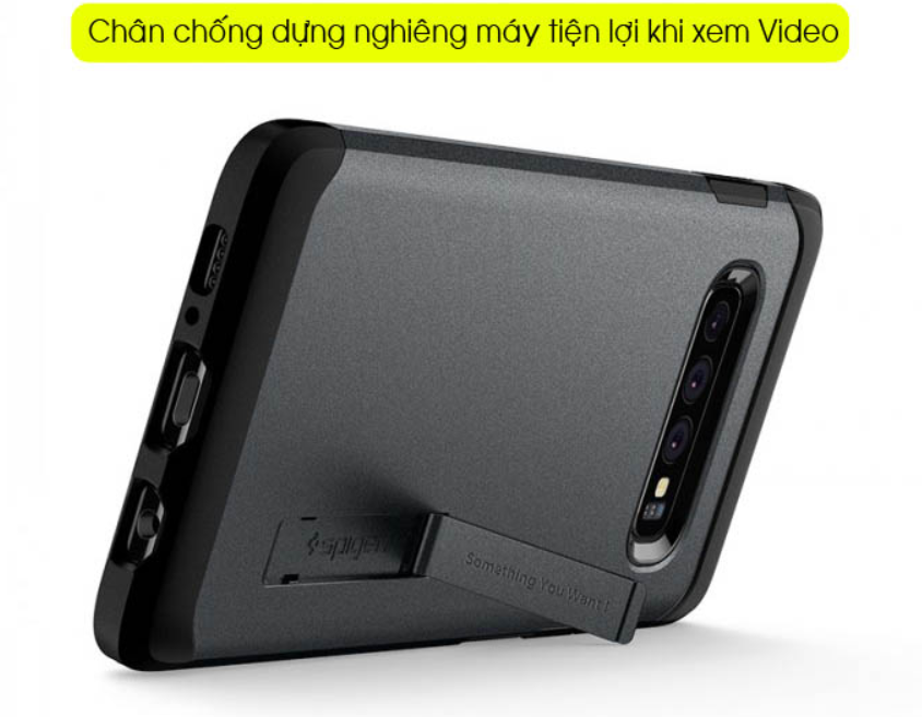 Ốp lưng Samsung Galaxy S10 Plus SPIGEN Tough Armor 2