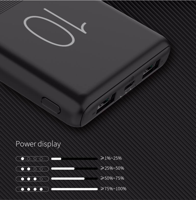 pin sạc dự phòng 10000mah Candy G80 2