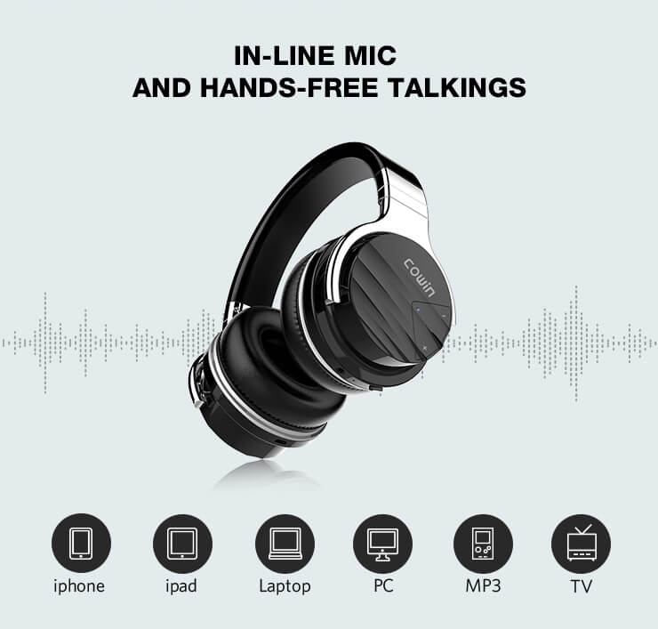 Tai Nghe Cowin E7 Max Chủ Động Loại Bỏ Tiếng Ồn ANC - New Seal 2