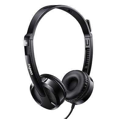 Tai Nghe Có Dây Chụp Tai On-ear Rapoo H100 Wired Stereo
