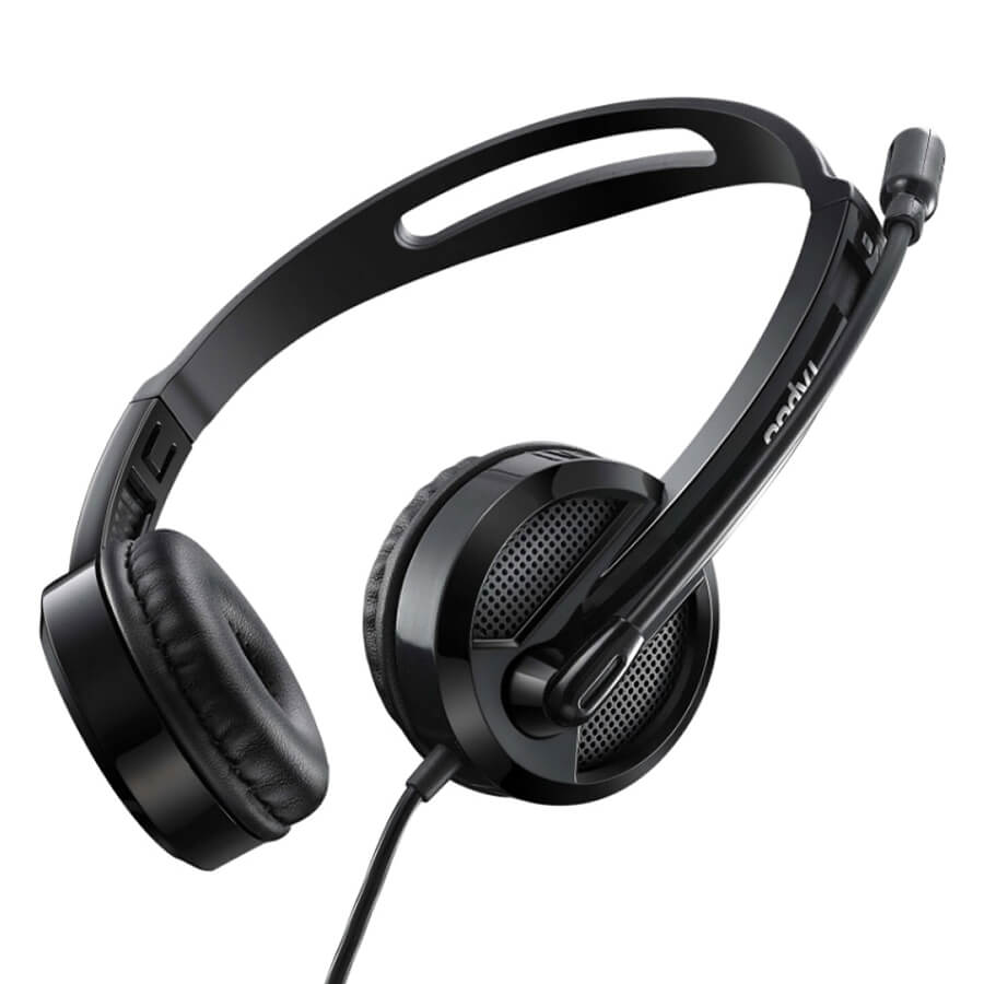 Tai Nghe Có Dây Chụp Tai On-ear Rapoo H100 Wired Stereo
