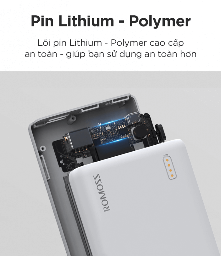 Pin Sạc Dự Phòng Romoss Simple 10 10.000mAh 5