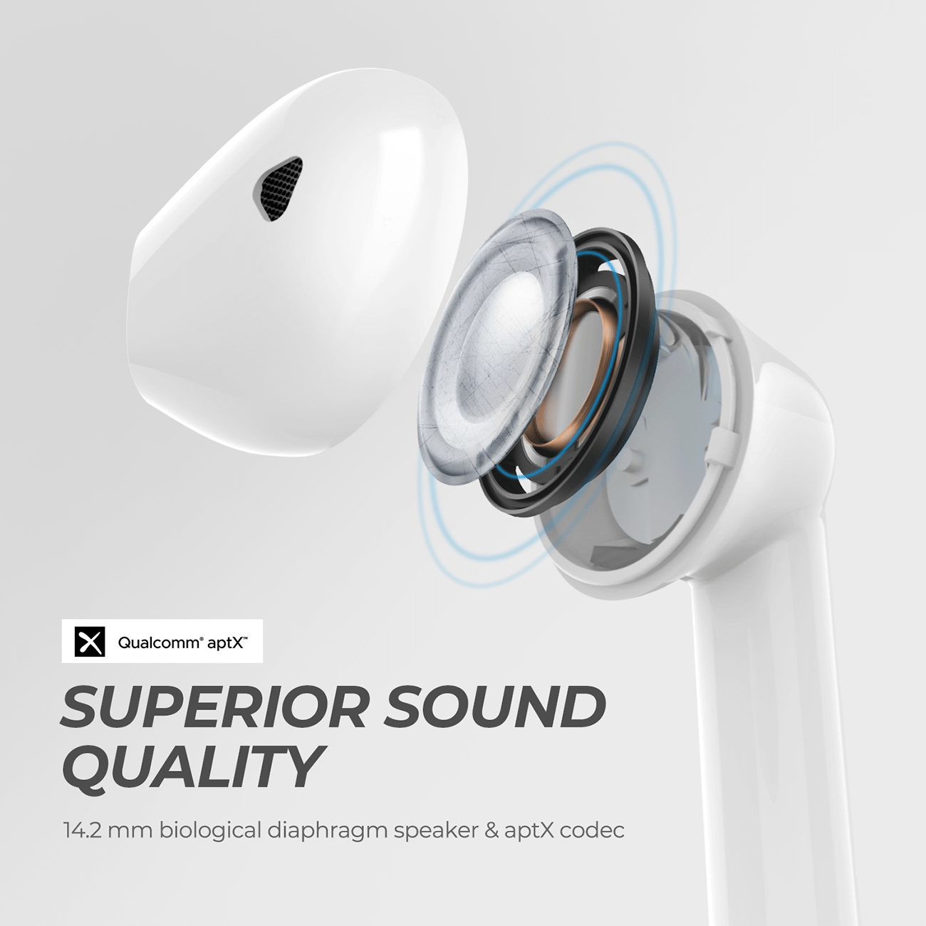 Tai Nghe True Wireless Earbuds SOUNDPEATS TrueAir Smart Touch Bluetooth V5.0 4