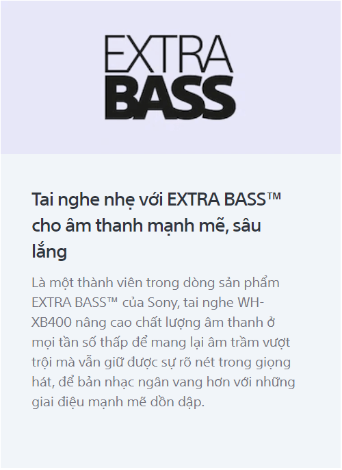 Tai nghe không dây Sony WI-XB400 1