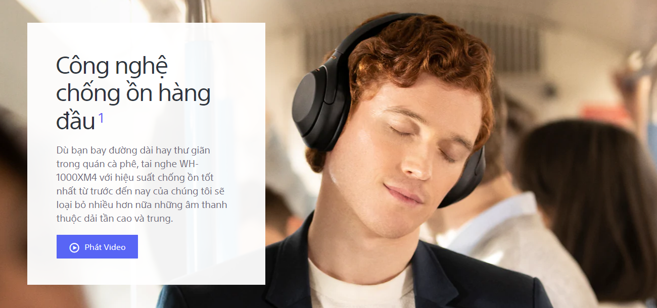 Tai Nghe Bluetooth Chụp Tai Sony WH-1000XM4 Hi-Res Noise Canceling - New Seal