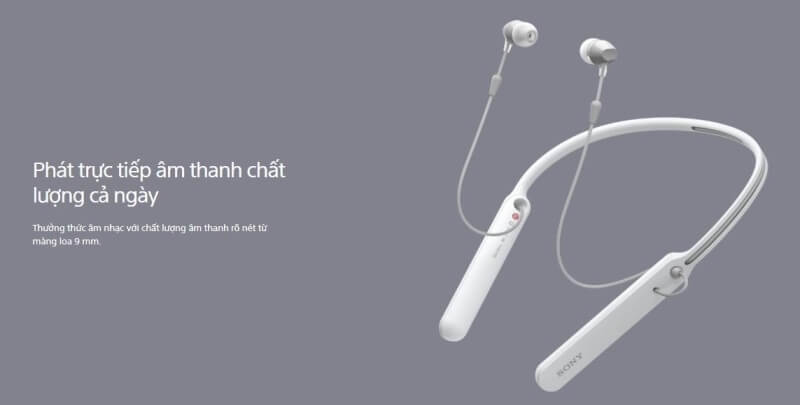 Tai Nghe Bluetooth Nhét Tai Sony WI-C400 2