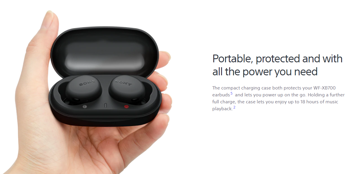 Tai Nghe Bluetooth True Wireless Sony WF-XB700 3