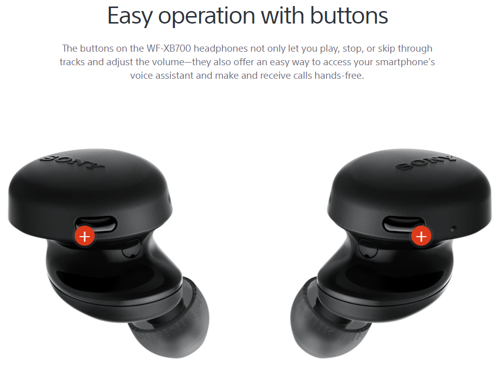 Tai Nghe Bluetooth True Wireless Sony WF-XB700 4