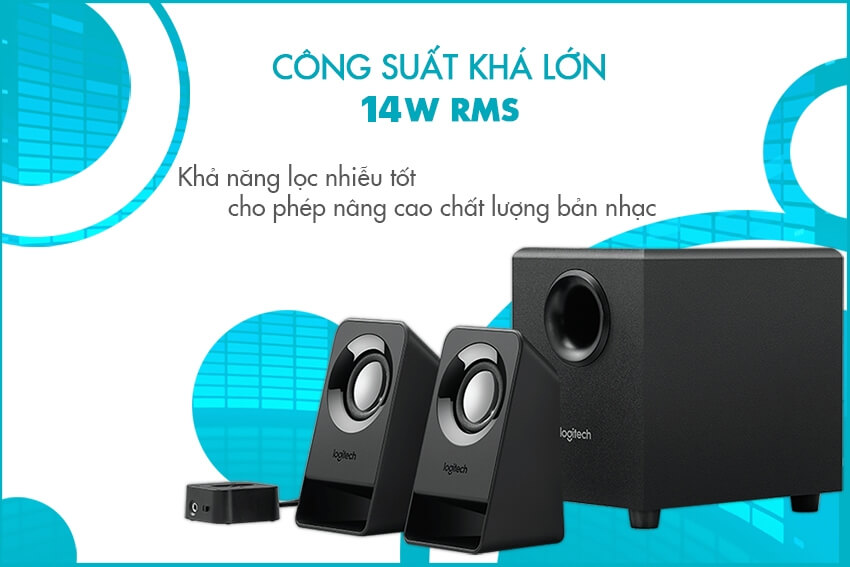 Loa Vi Tính Logitech Z213 2.1 14W 2