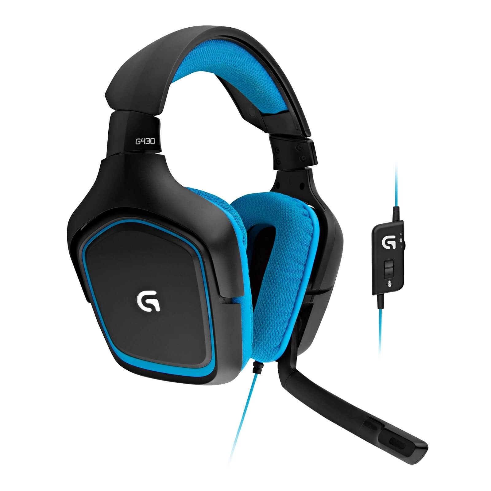 Tai Nghe Chụp Tai Gaming Logitech G430 7.1 Surround - Không Hộp