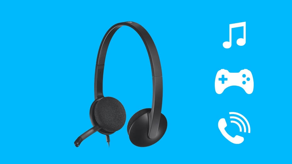 Tai Nghe Chụp Tai Logitech H340 1