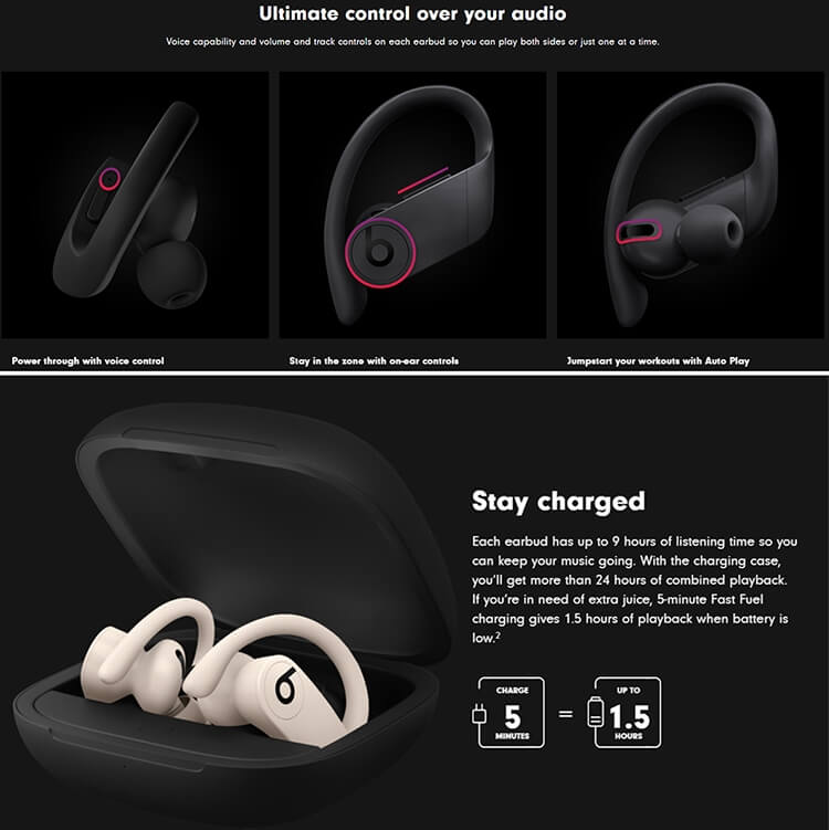 Tai Nghe Bluetooth True Wireless Apple Powerbeats Pro - Hàng Nhập Khẩu 5