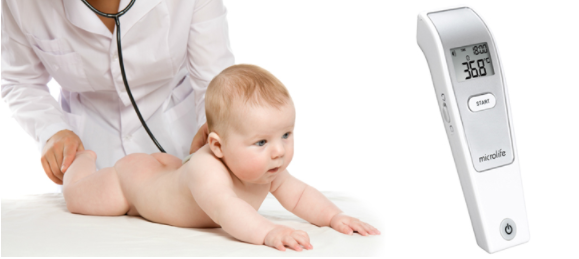 Nhiệt Kế Điện Tử Hồng Ngoại Đo Trán Microlife FR1MF1