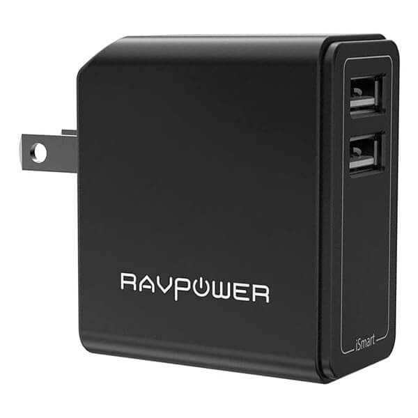 Adapter Sạc 2 Cổng 24W RAVPower RP-PC019