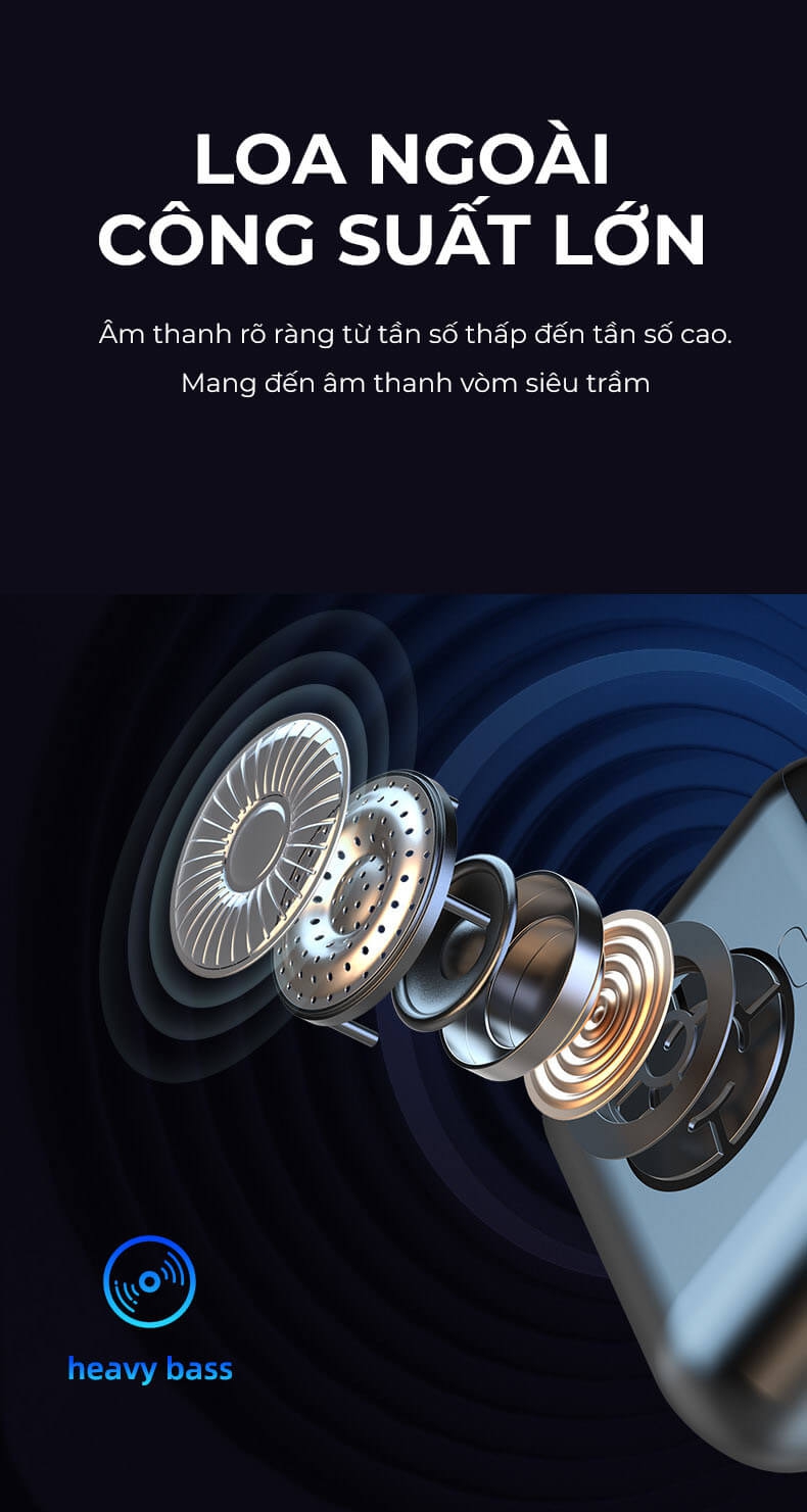 Tai Nghe Không Dây F9 V5.0 Kiêm Loa Di Động Bluetooth 3