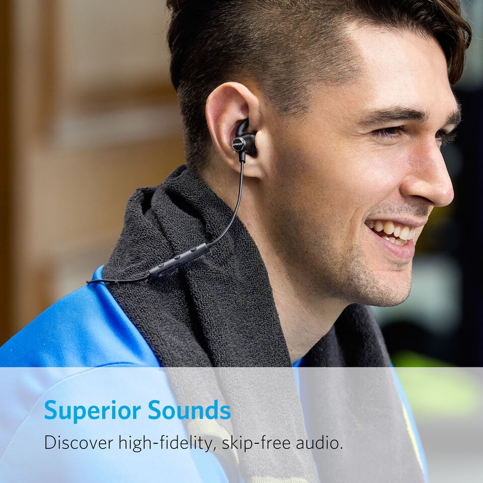 Tai Nghe Bluetooth Nhét Tai Anker SoundBuds Slim A3410 3