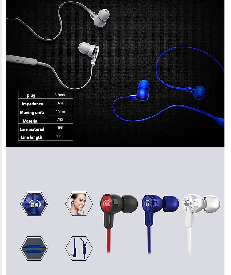 Tai Nghe Nhét Tai Tích Hợp Mic Huawei Honor Monster N-Tune 100 AM15 1