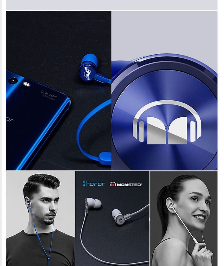 Tai Nghe Nhét Tai Tích Hợp Mic Huawei Honor Monster N-Tune 100 AM15 2