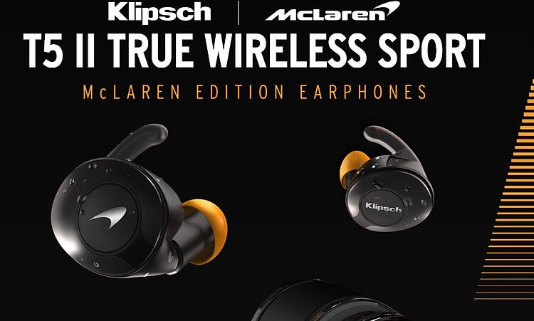 Tai Nghe Klipsch T5 II True Wireless Sport McLaren 1