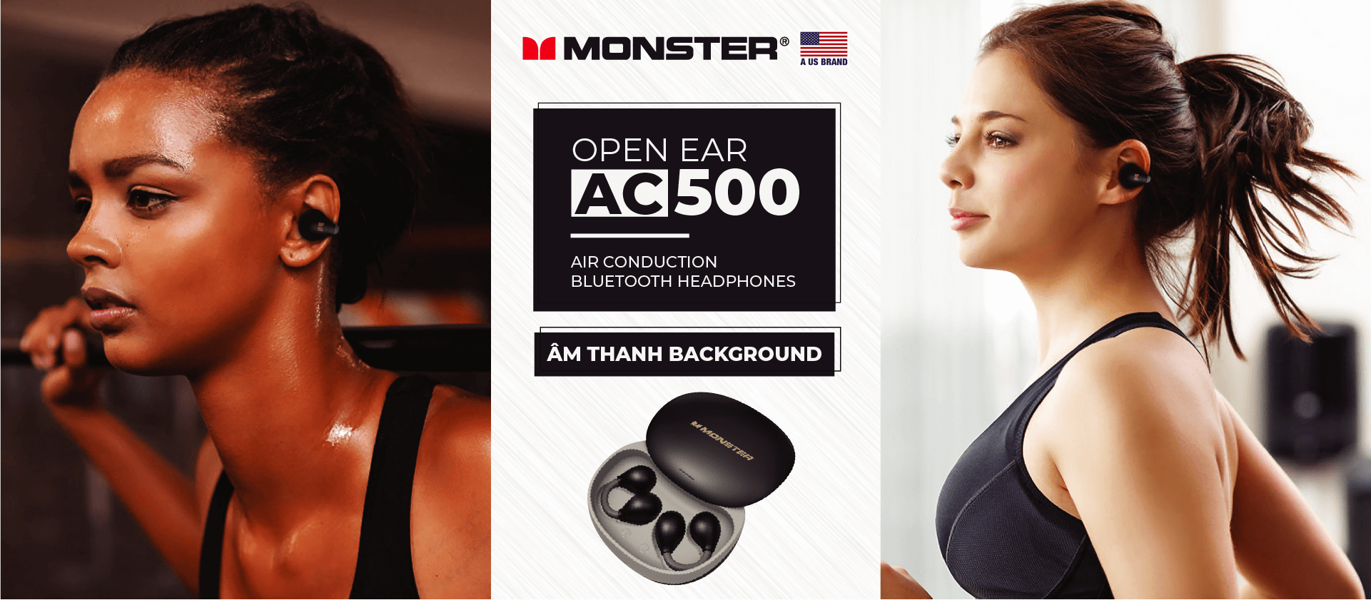 Tai Nghe True Wireless Monster Open Ear AC500