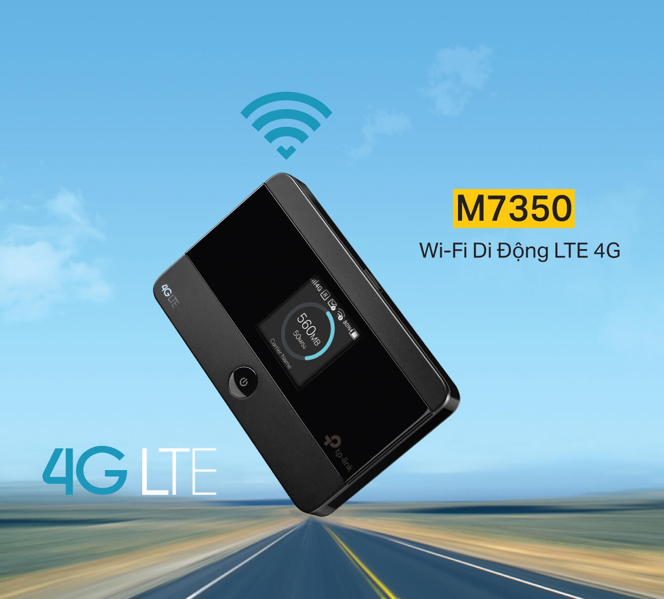 Thiết Bị Phát Wifi Di Động 4G LTE-Advanced TP-Link M7350 V5 150Mbps 1