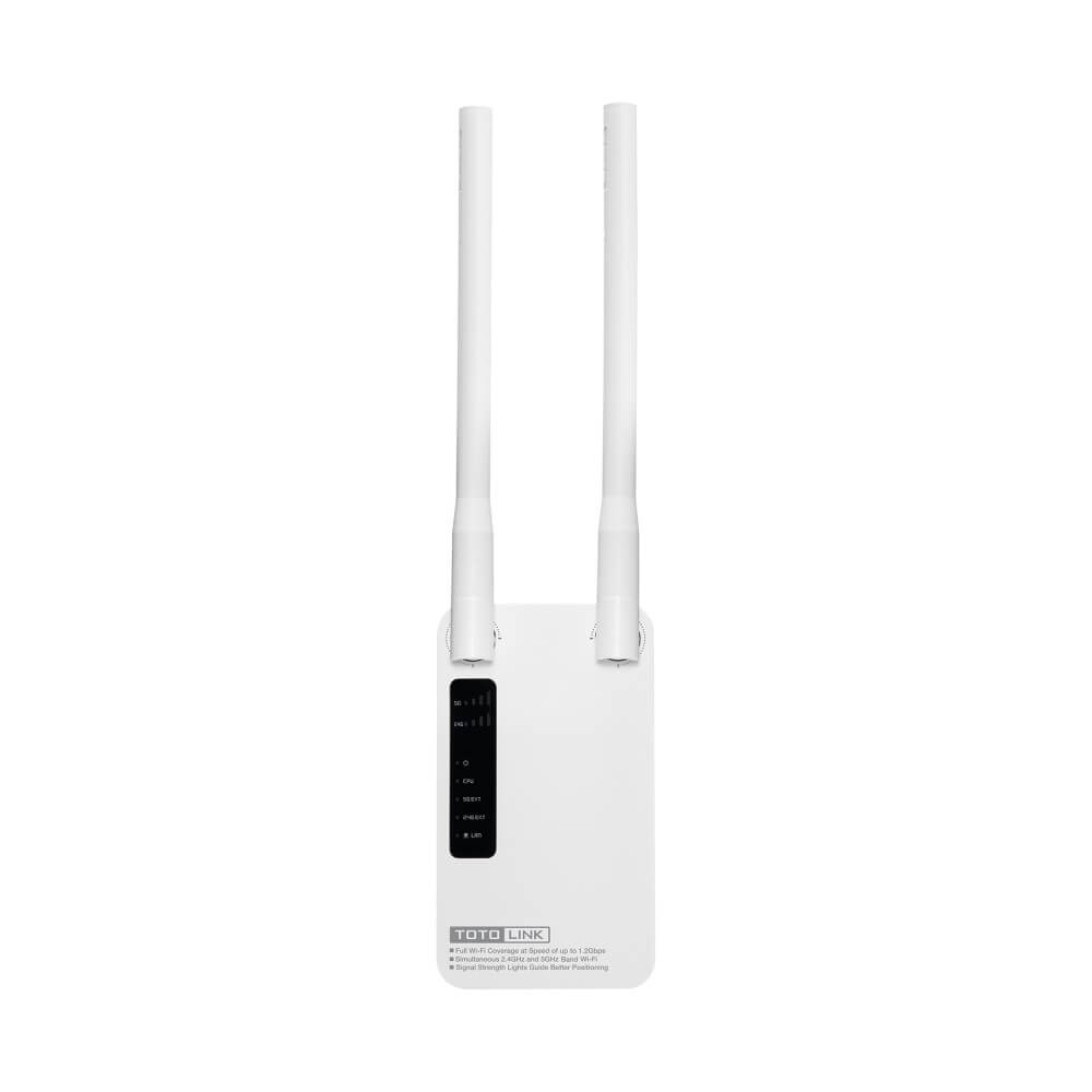 Thiết Bị Mở Rộng Sóng Wifi Băng Tần Kép AC1200 TotoLink EX1200M