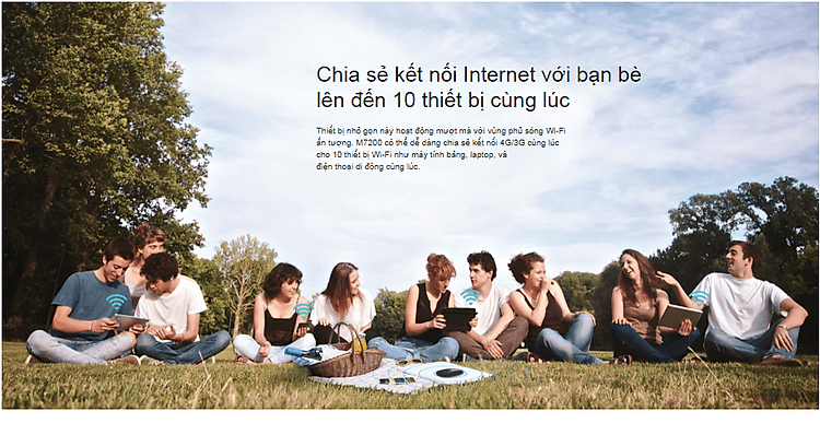 TP-Link M7000 | Bộ Phát Wi-Fi Di Động 4G LTE 150Mbps 2